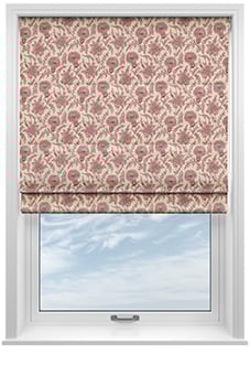 Carlina, Garnet - Twist&Fit Roman Blind